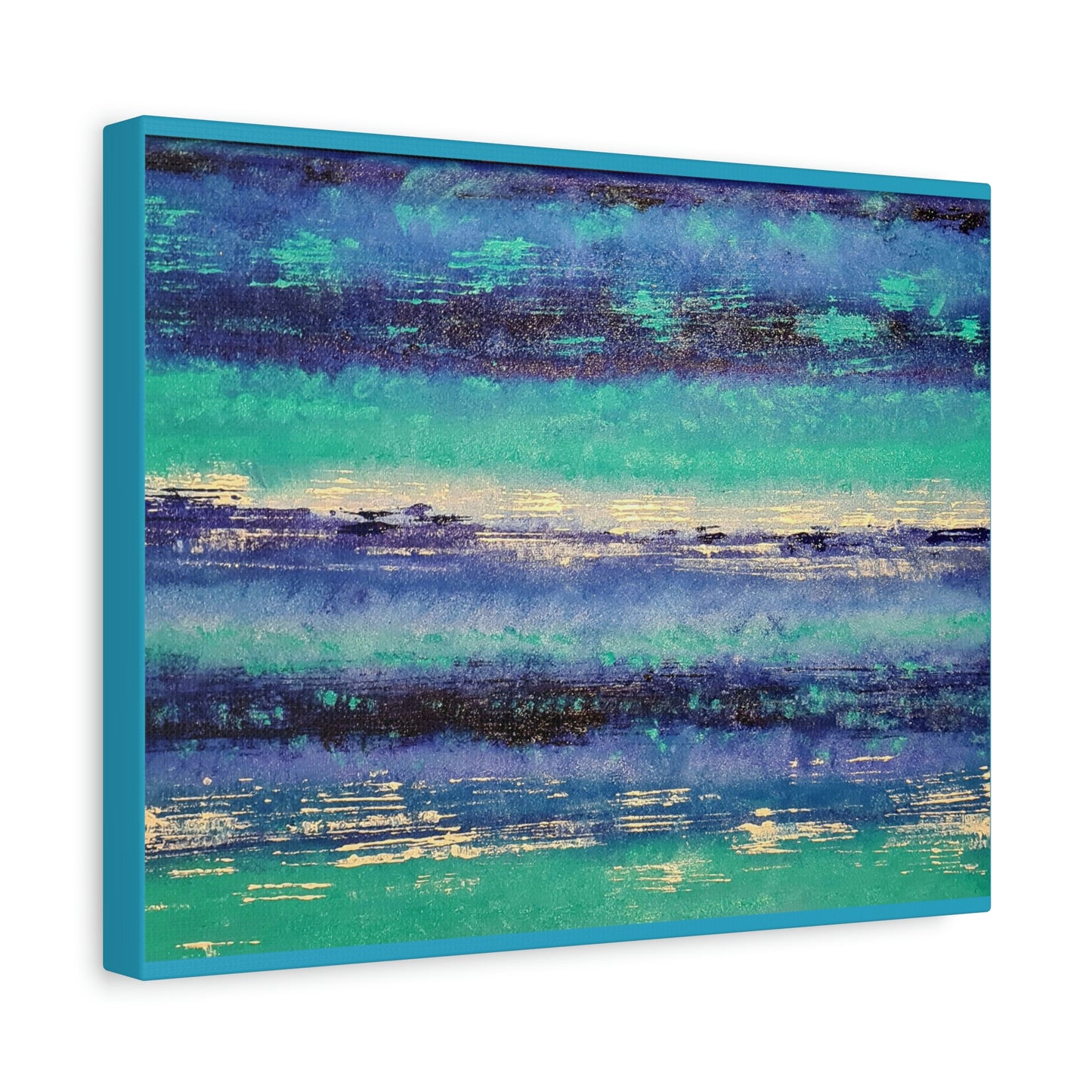 Simply Blue Matte Canvas, Stretched, 1.25"