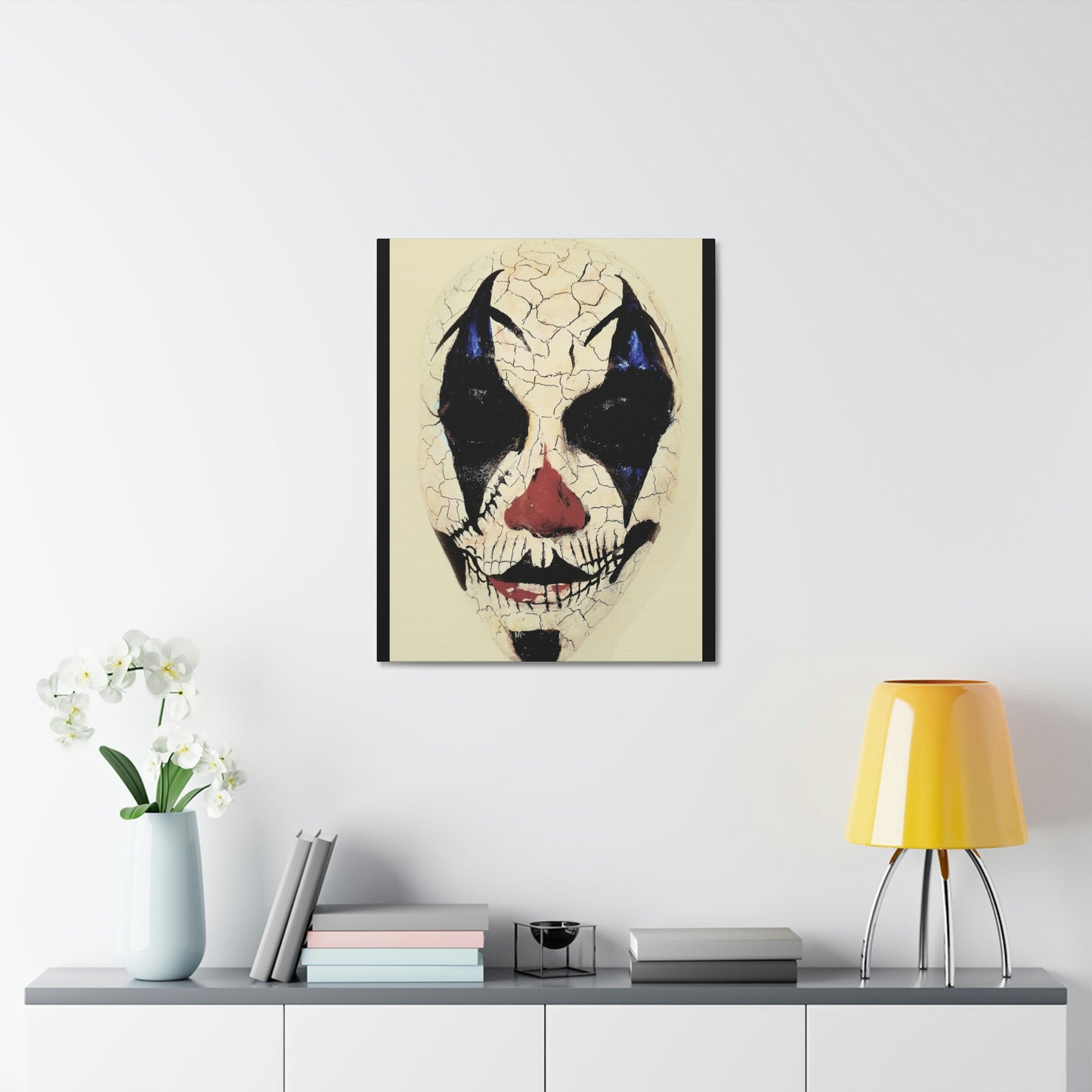 Fear on Satin Canvas, Stretched