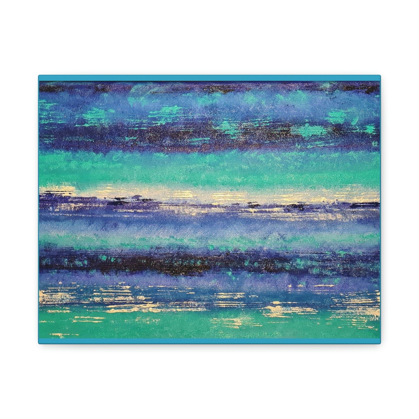 Simply Blue Matte Canvas, Stretched, 1.25"