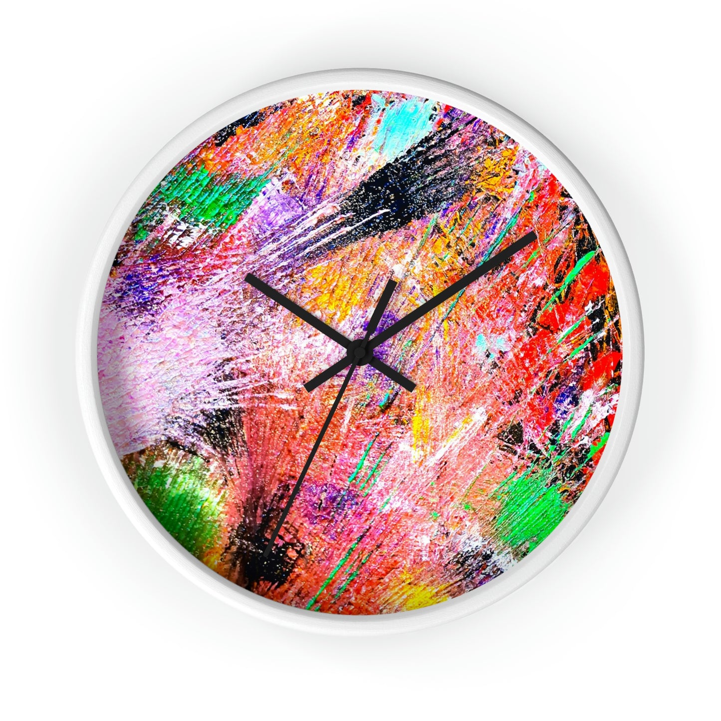 Fireworks Design Wall Clock