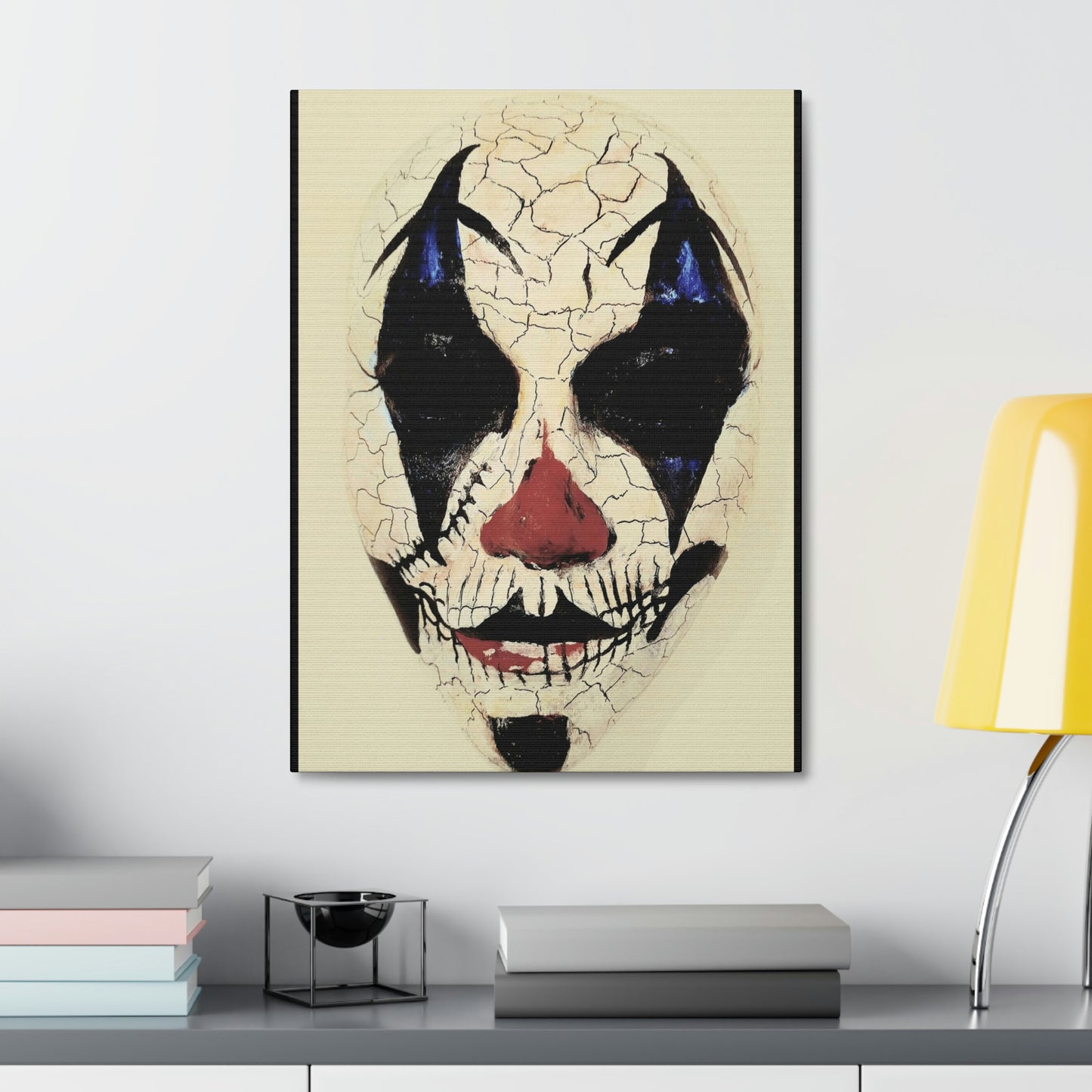 Fear on Satin Canvas, Stretched