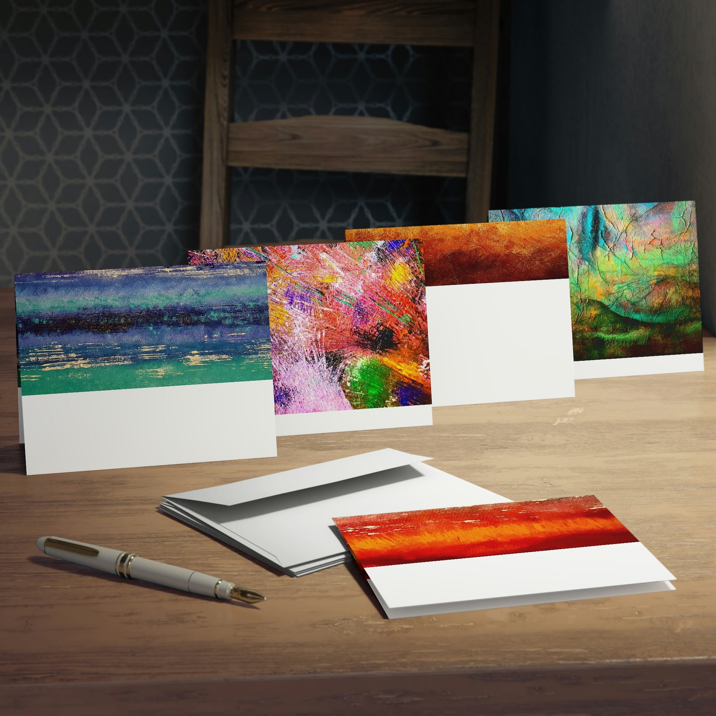 Miturnart46 Multi-Design Greeting Cards (5-Pack)