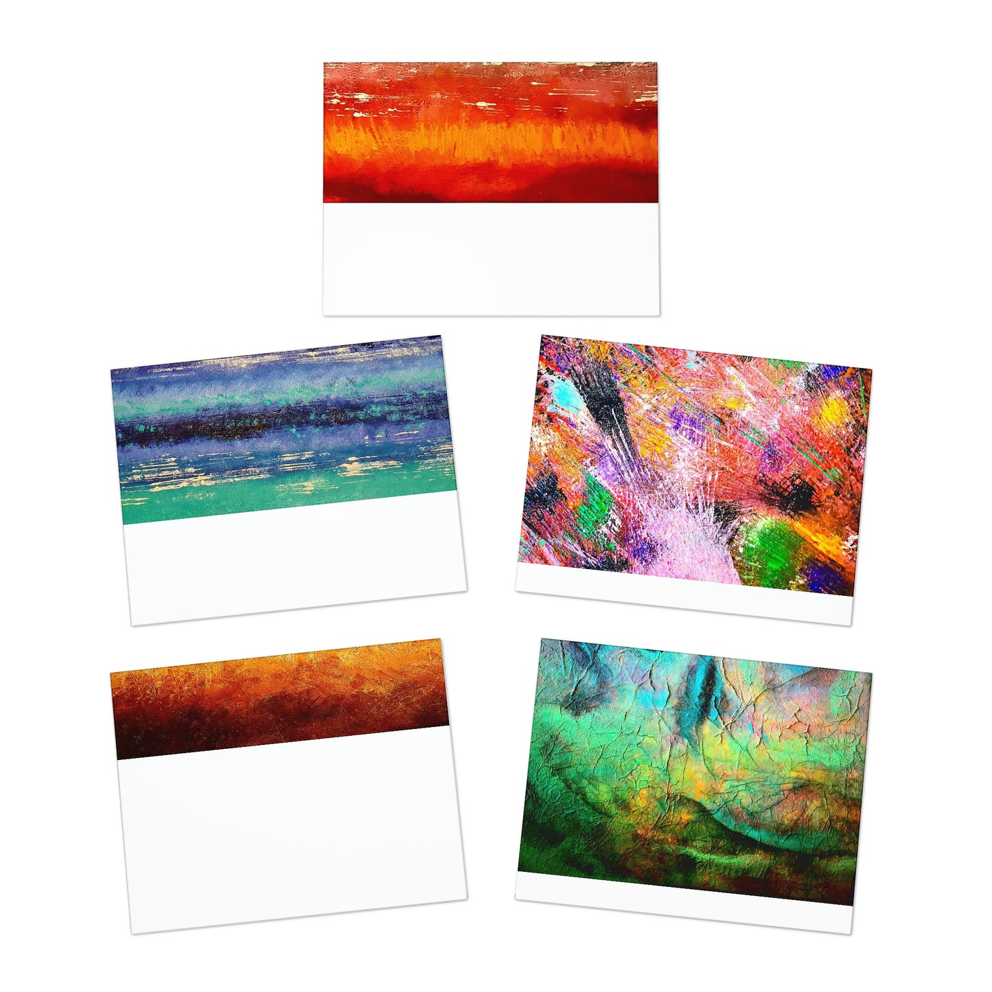 Miturnart46 Multi-Design Greeting Cards (5-Pack)