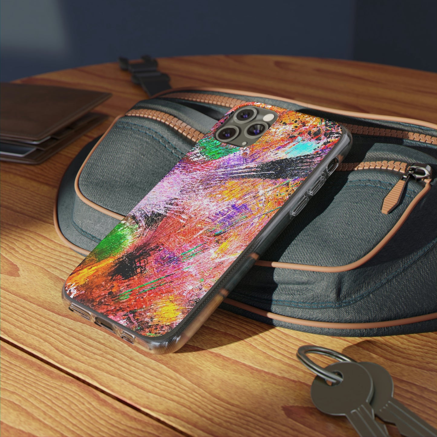 Fireworks Clear Silicone Phone Case
