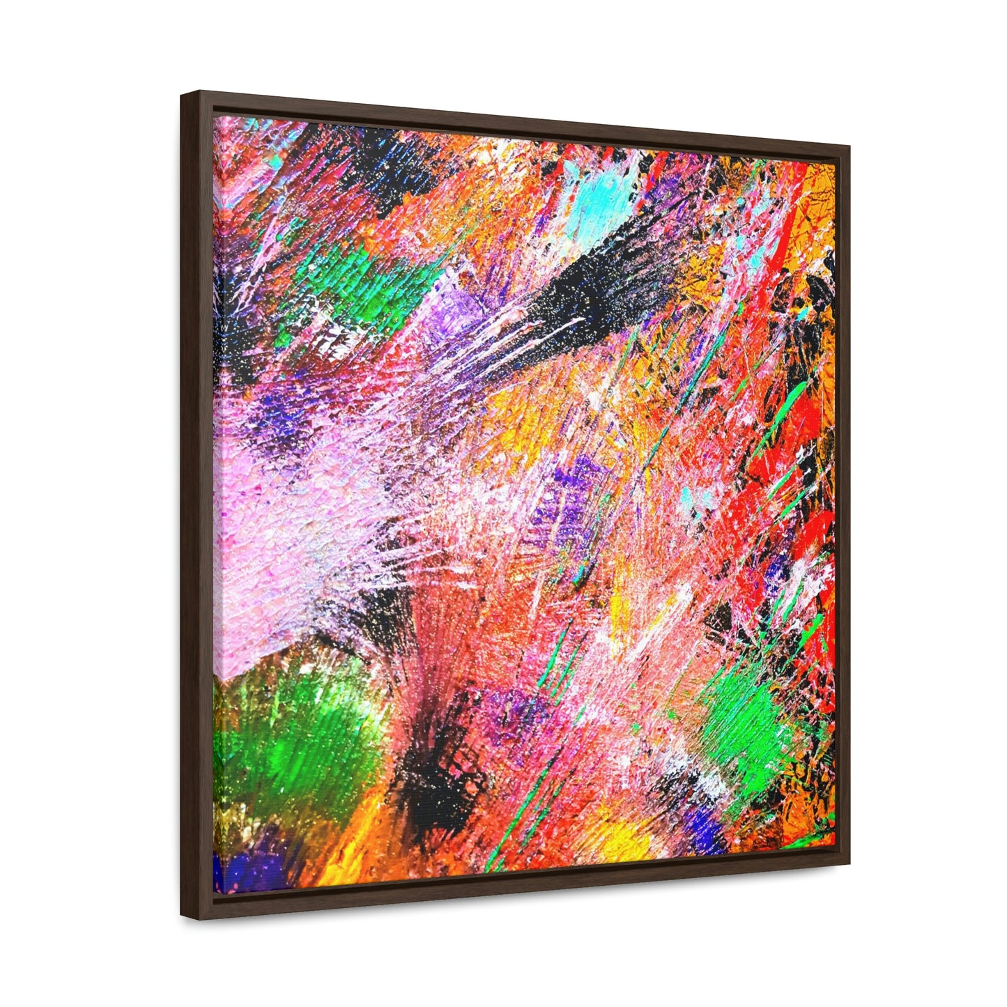 Fireworks Gallery Canvas Wraps, Square Frame