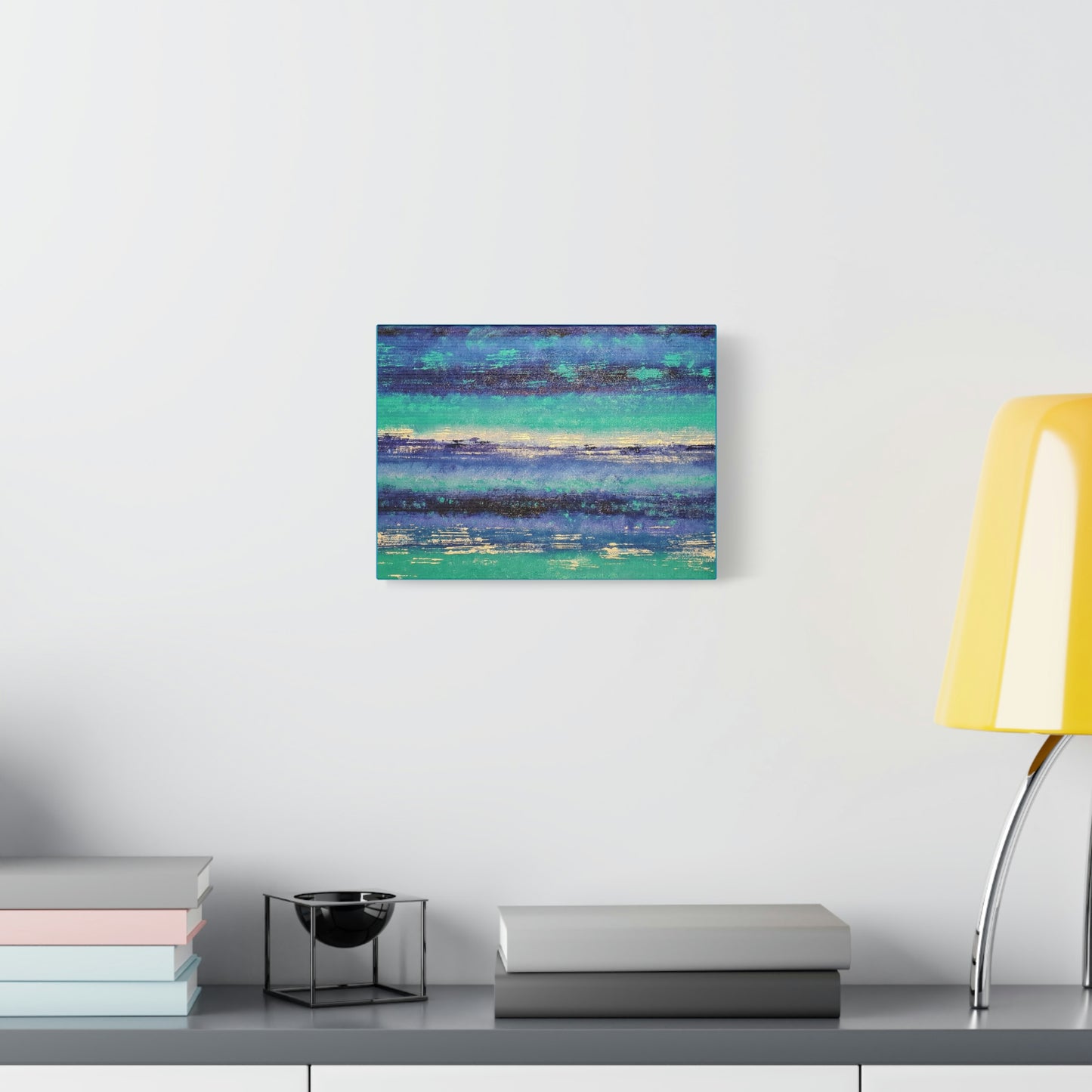 Simply Blue Matte Canvas, Stretched, 1.25"