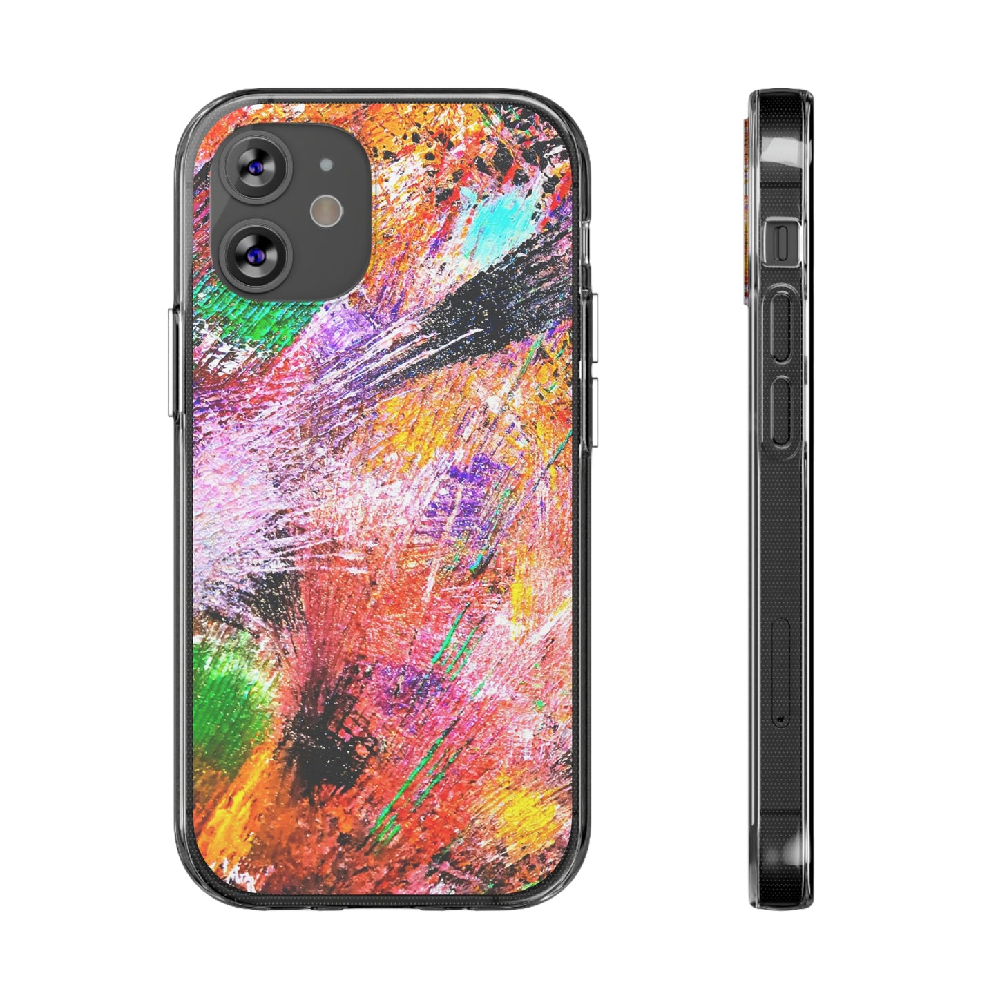 Fireworks Clear Silicone Phone Case