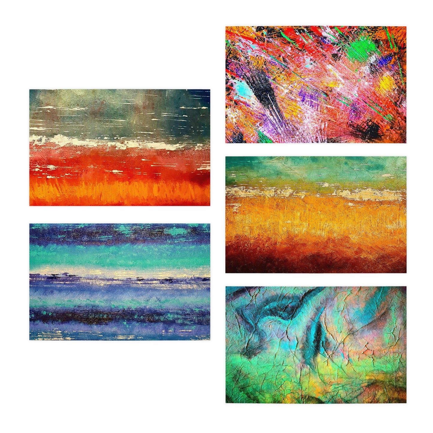 Miturnart46 Multi-Design Greeting Cards (5-Pack)
