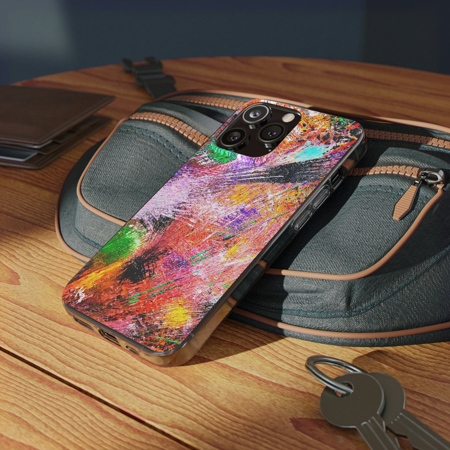 Fireworks Clear Silicone Phone Case
