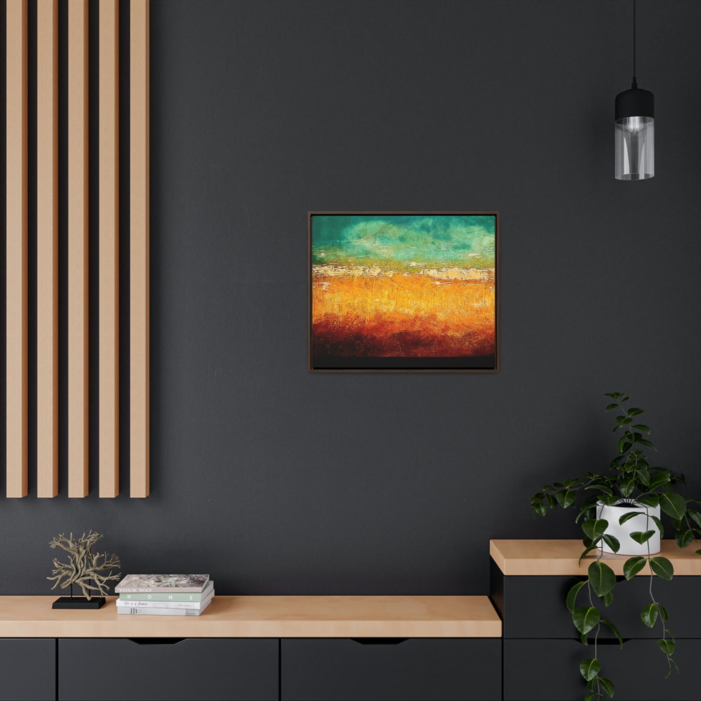 Cornfield Gallery Canvas Wraps, Horizontal Frame