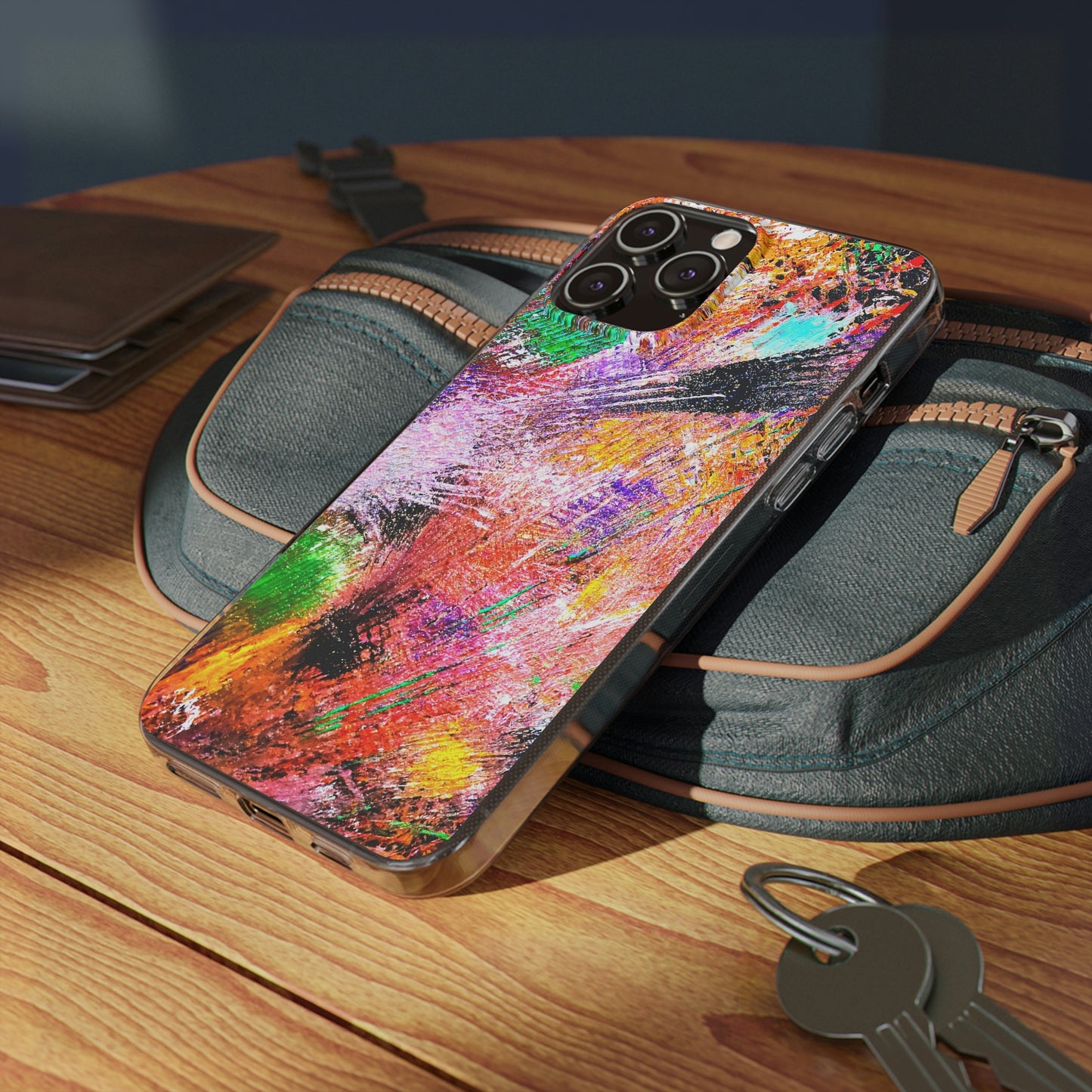Fireworks Clear Silicone Phone Case