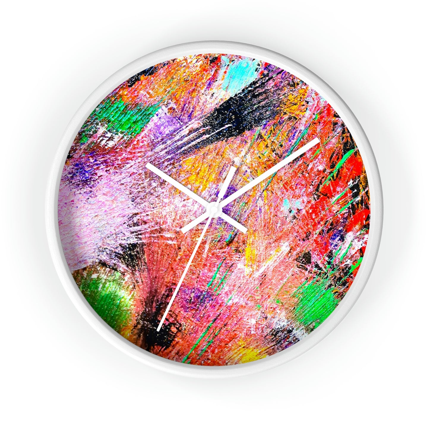 Fireworks Design Wall Clock