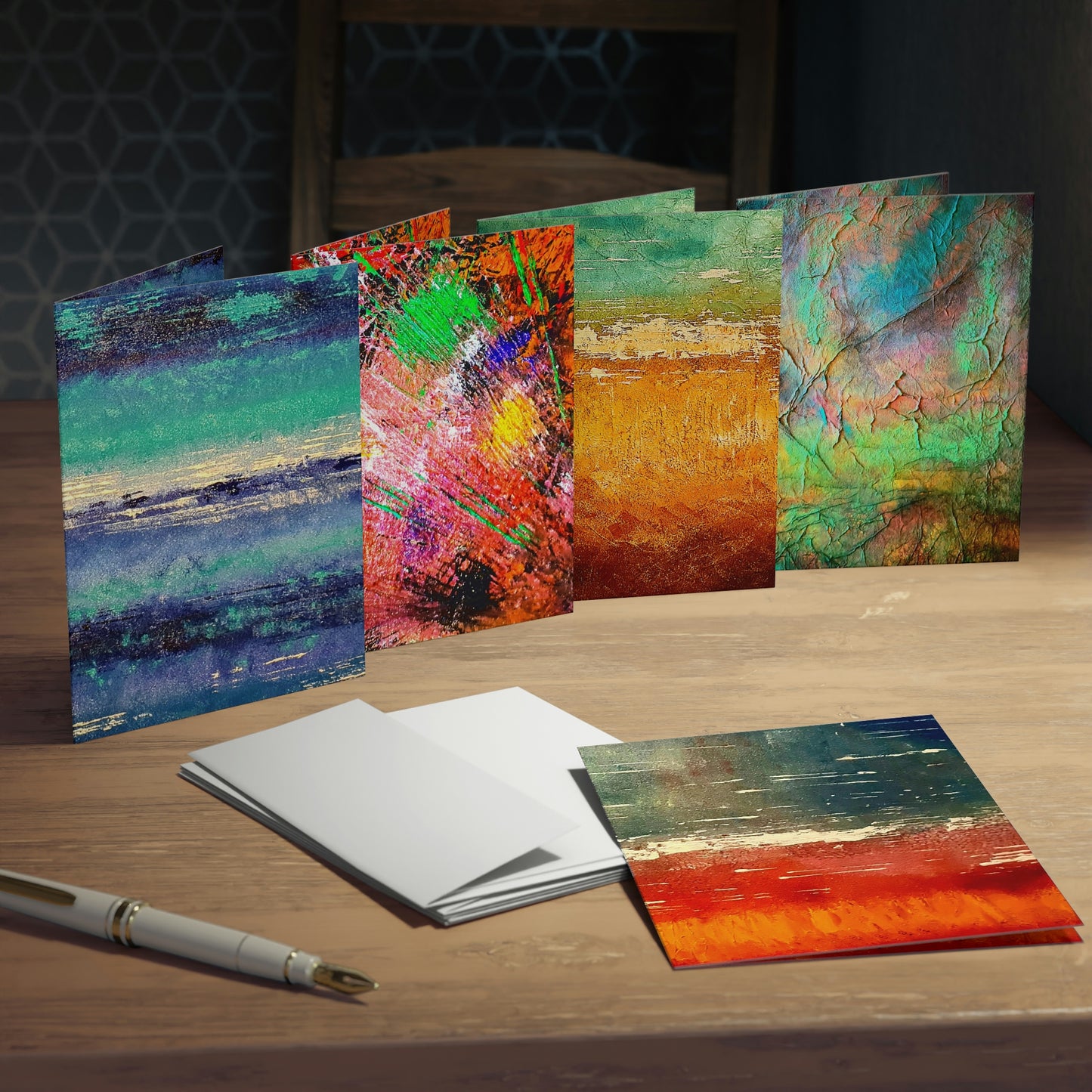 Miturnart46 Multi-Design Greeting Cards (5-Pack)