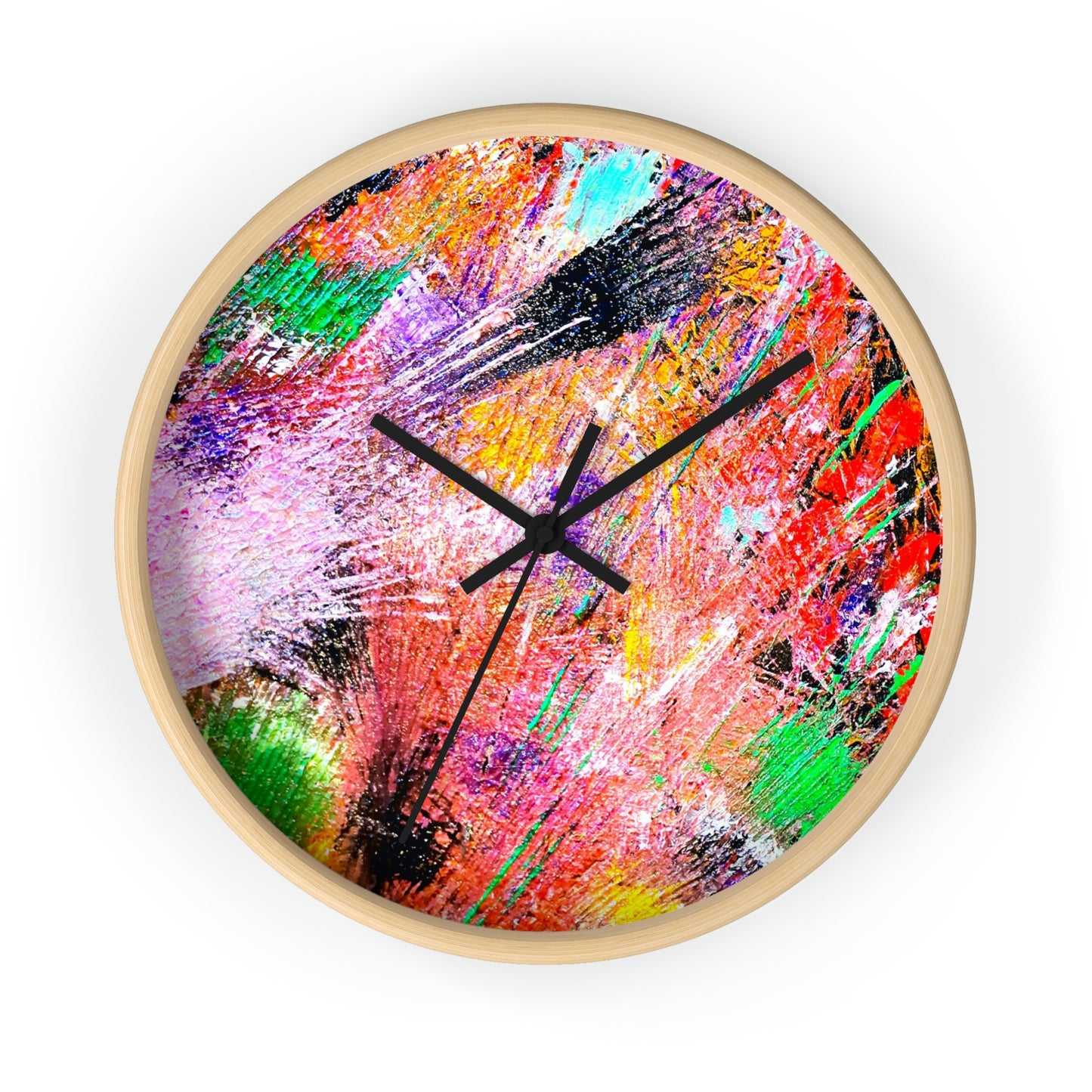 Fireworks Design Wall Clock