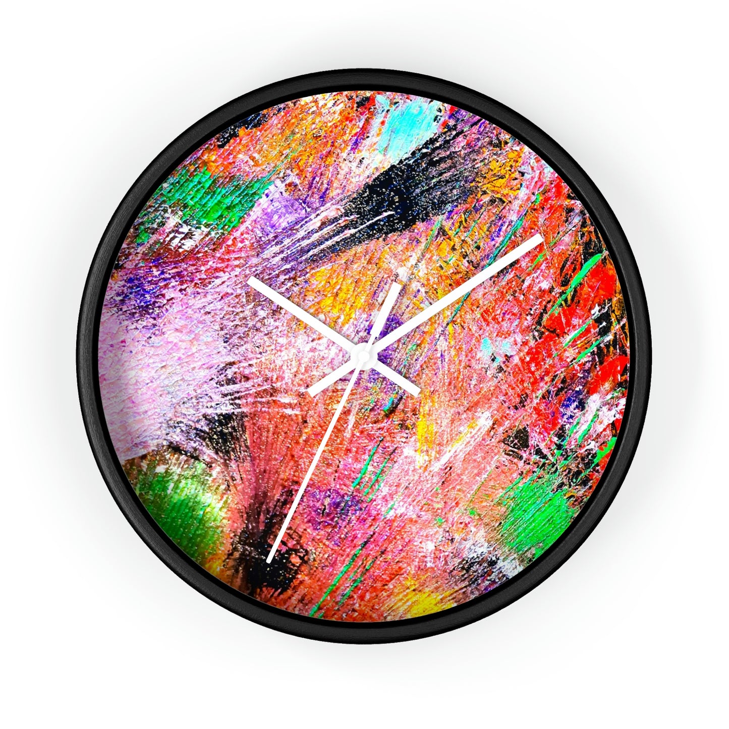 Fireworks Design Wall Clock