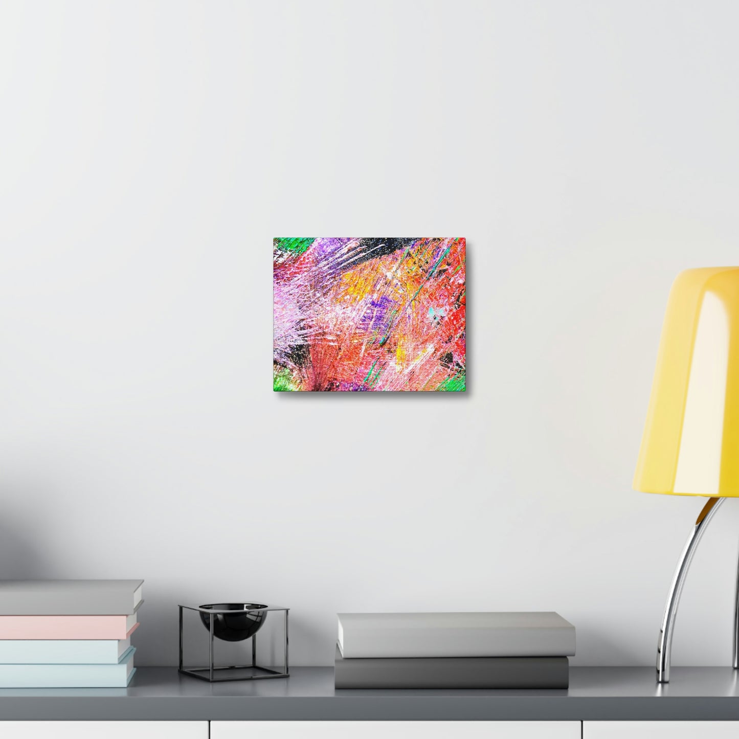 Fireworks Satin Canvas, Stretched