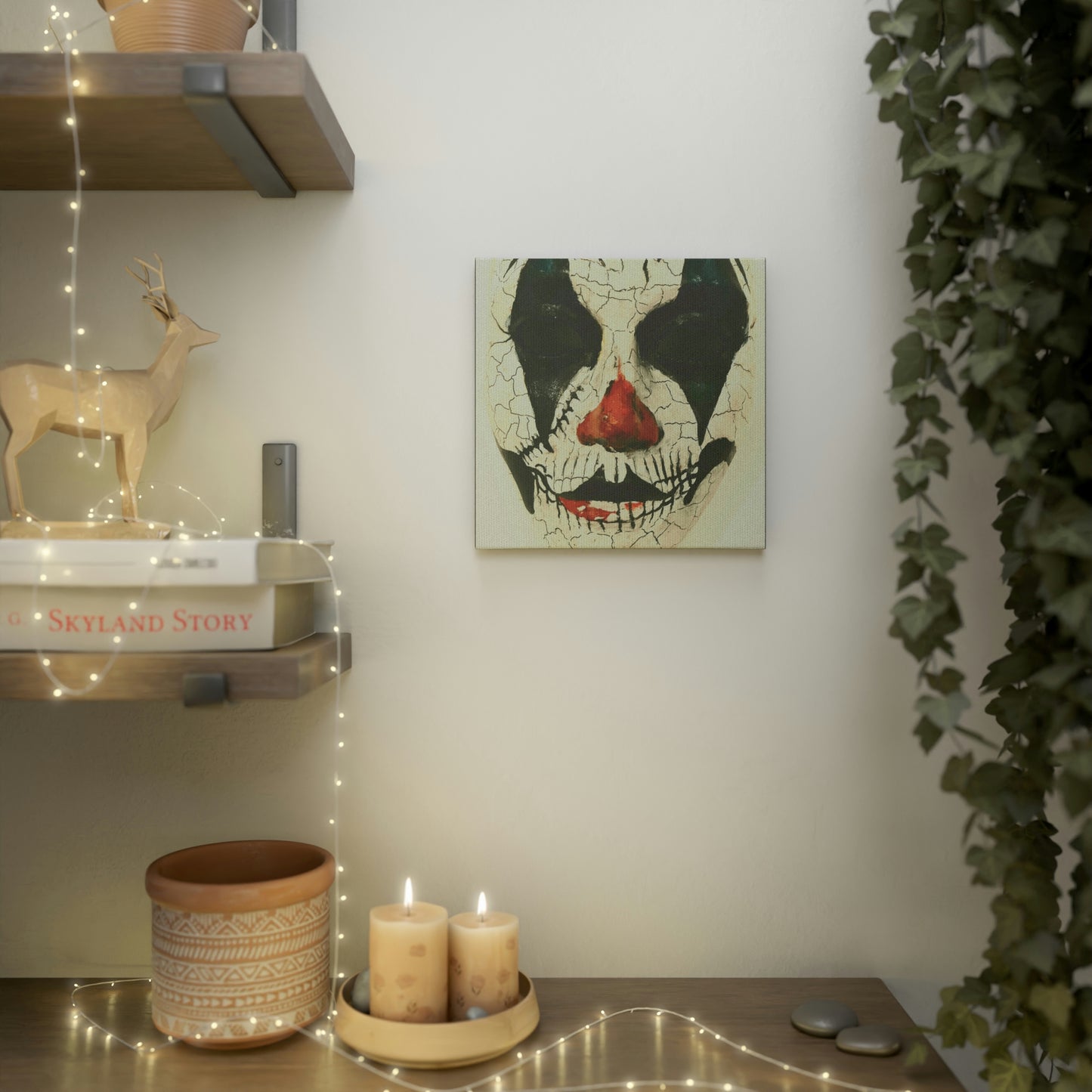 Fear Canvas Photo Tile