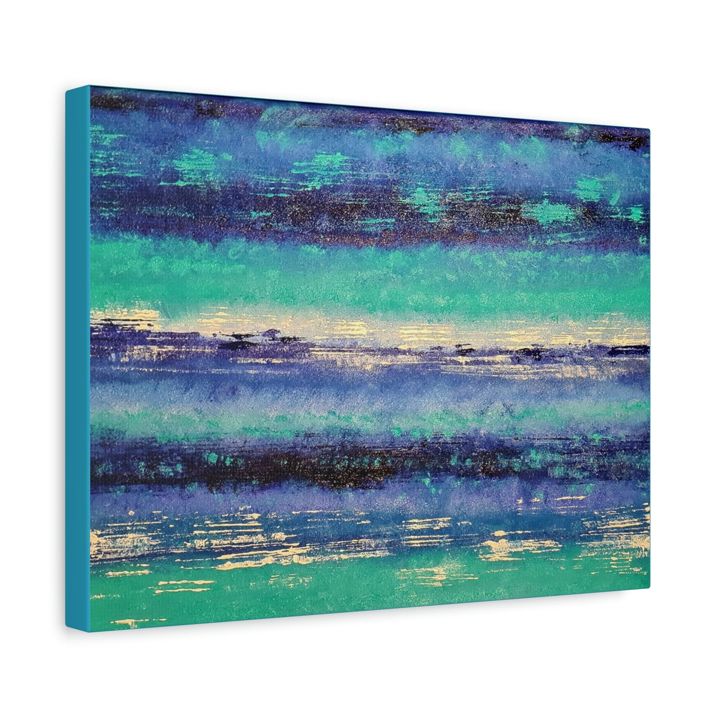 Simply Blue Matte Canvas, Stretched, 1.25"
