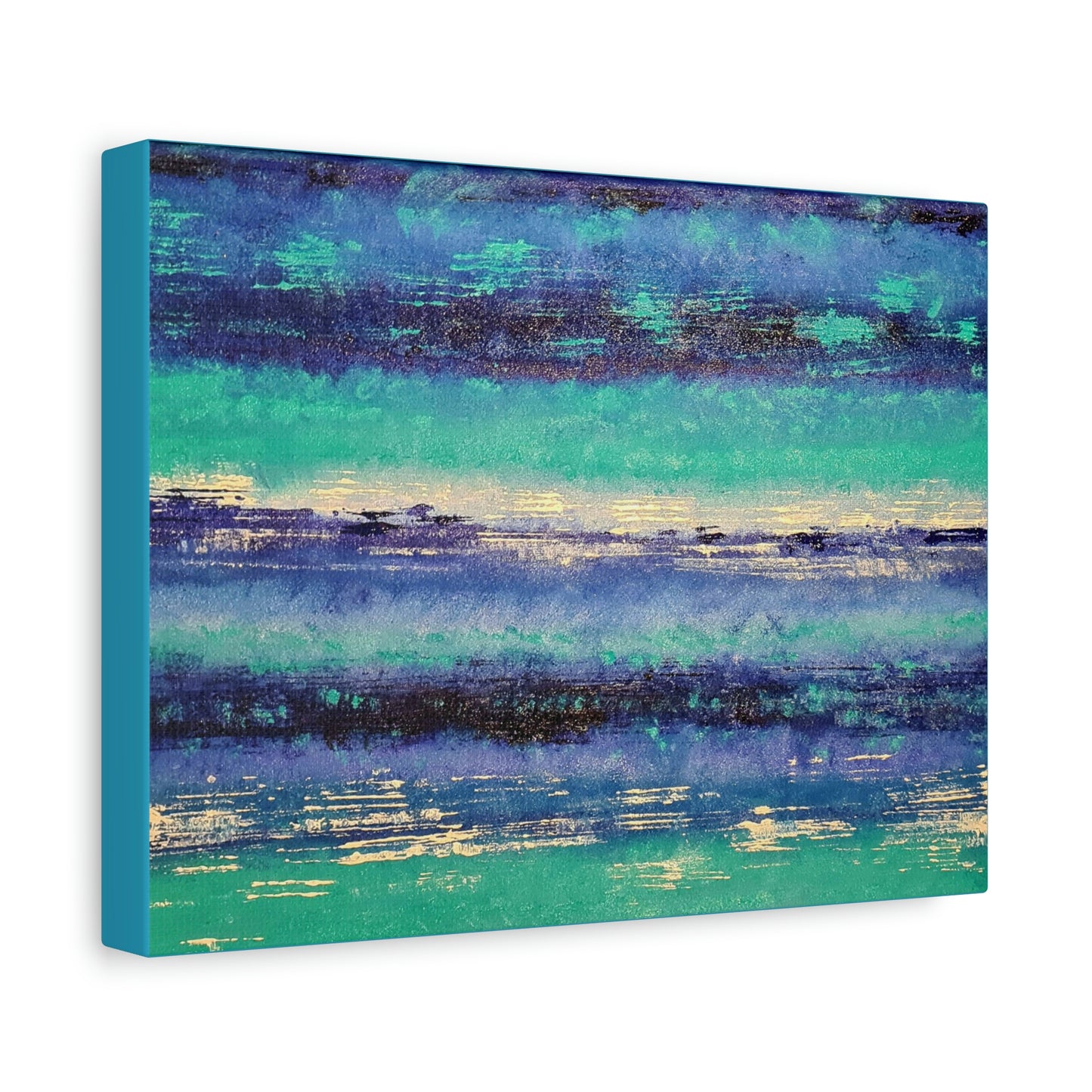 Simply Blue Matte Canvas, Stretched, 1.25"