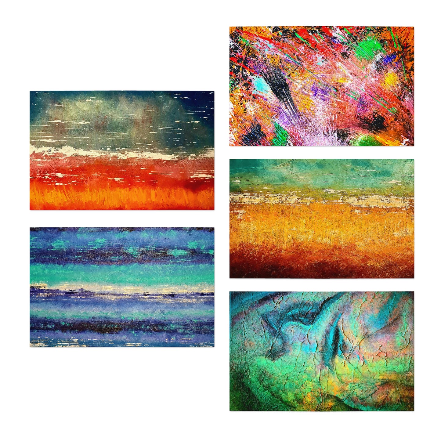 Miturnart46 Multi-Design Greeting Cards (5-Pack)