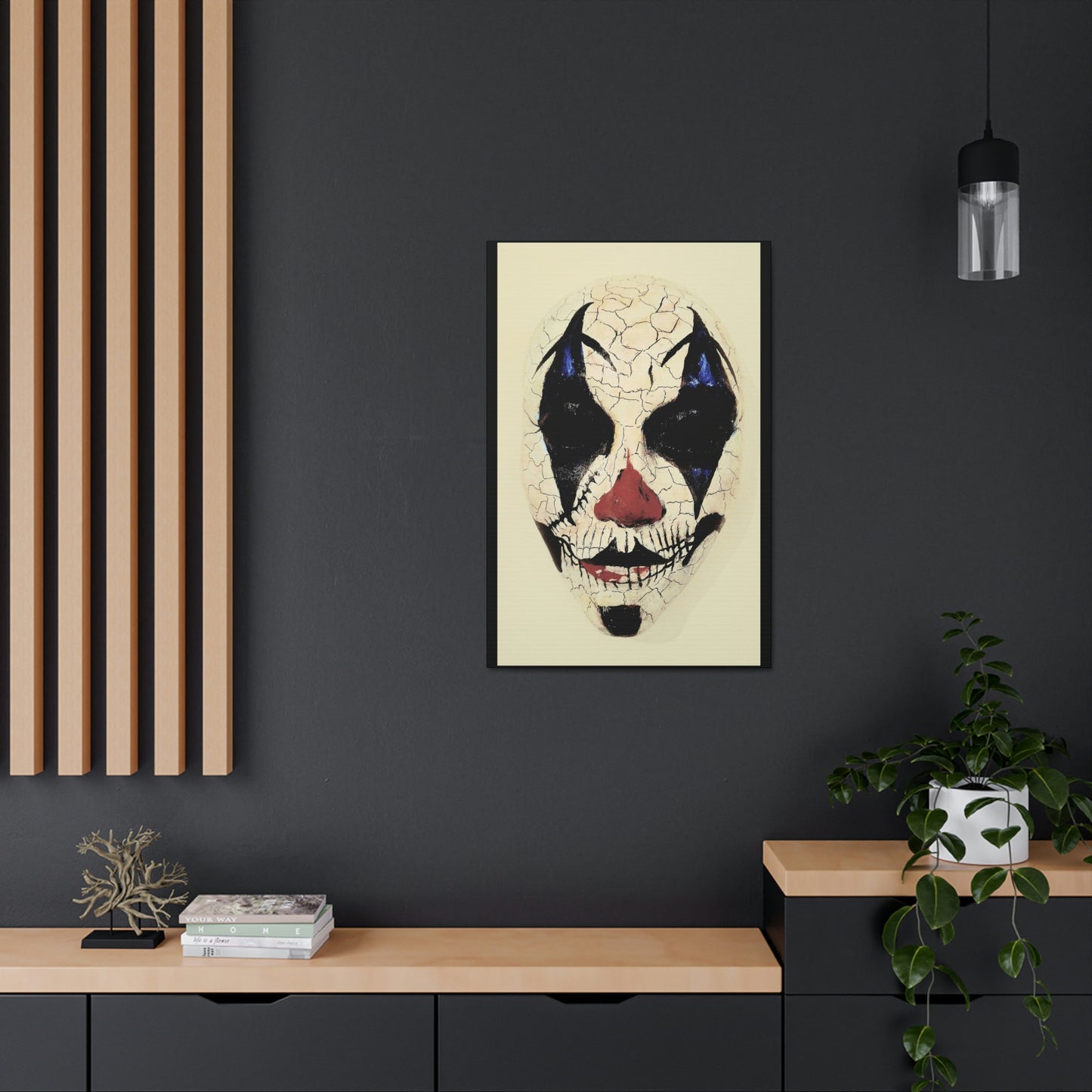 Fear on Satin Canvas, Stretched