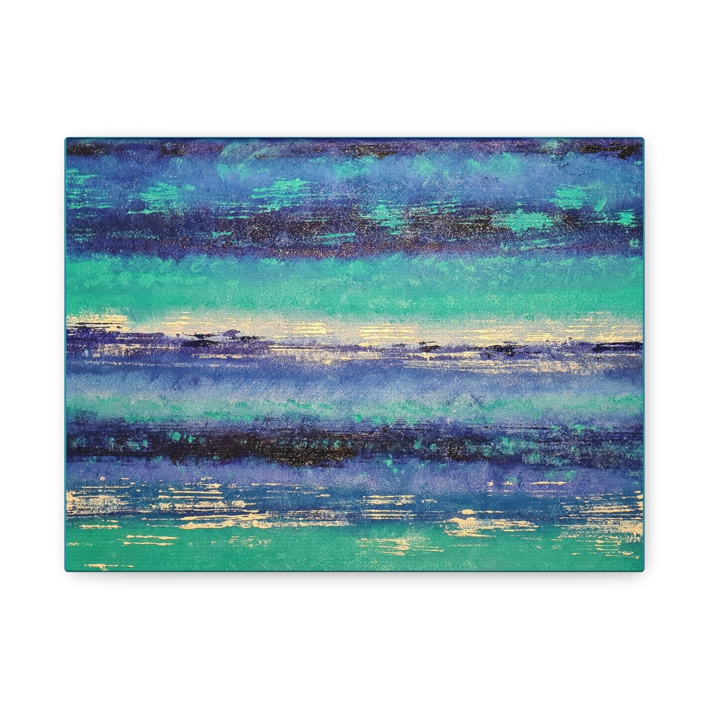 Simply Blue Matte Canvas, Stretched, 1.25"