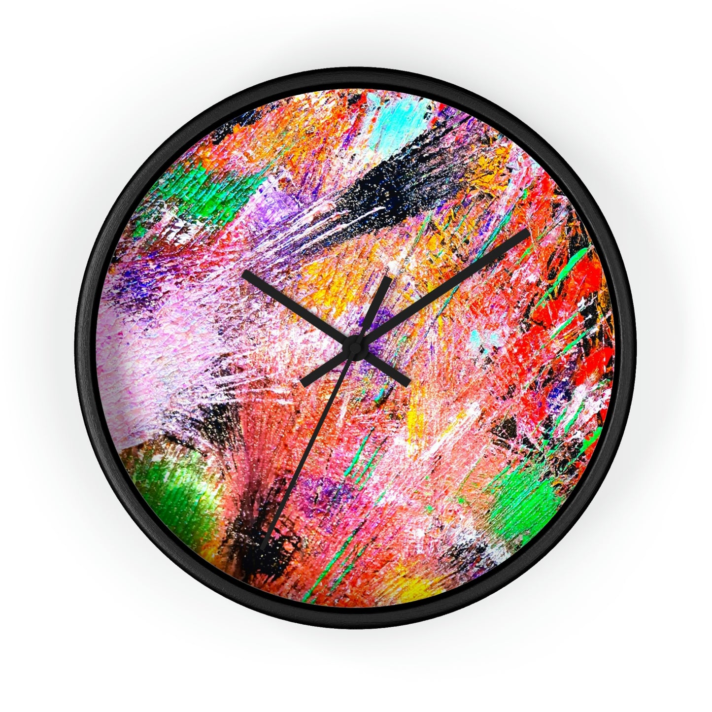 Fireworks Design Wall Clock