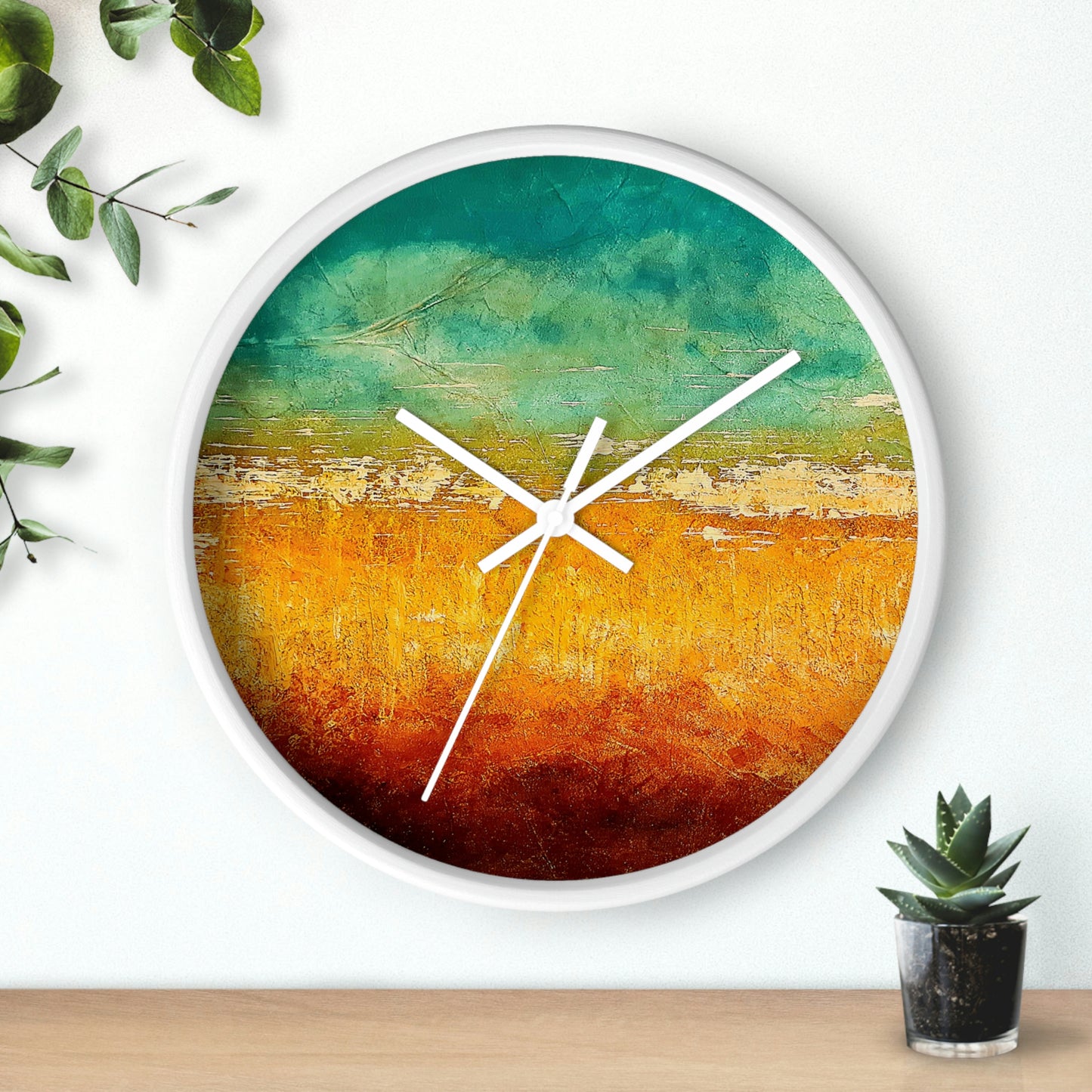 Cornfield Design Wall Clock