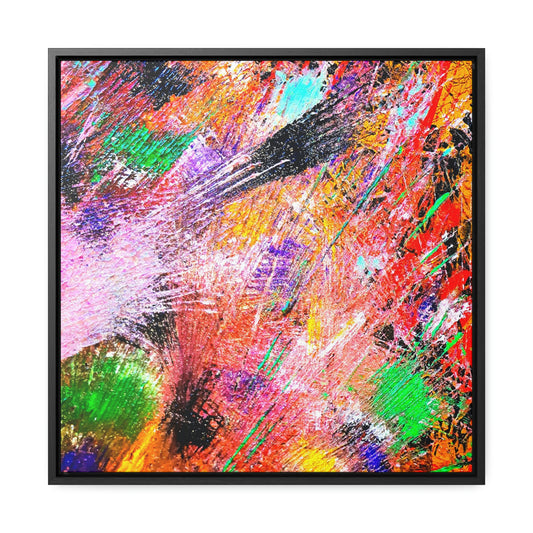 Fireworks Gallery Canvas Wraps, Square Frame