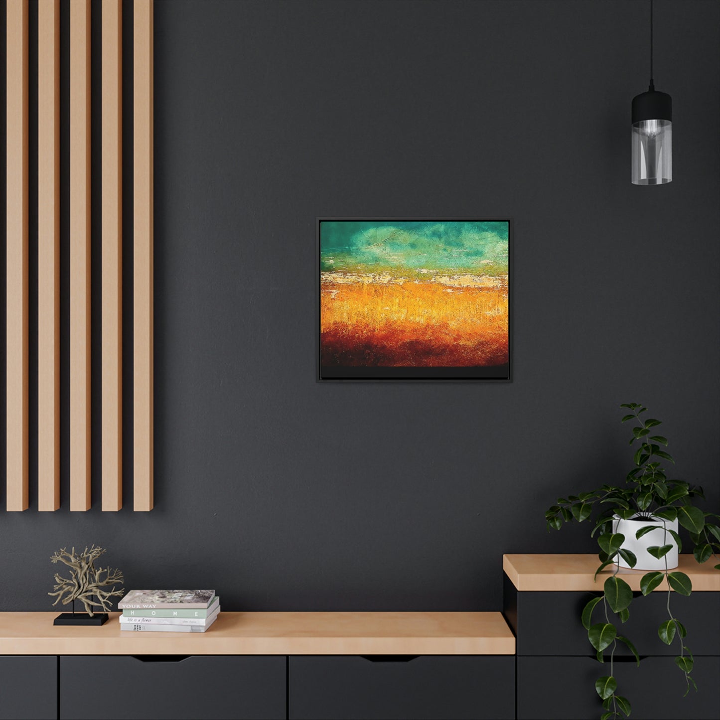 Cornfield Gallery Canvas Wraps, Horizontal Frame