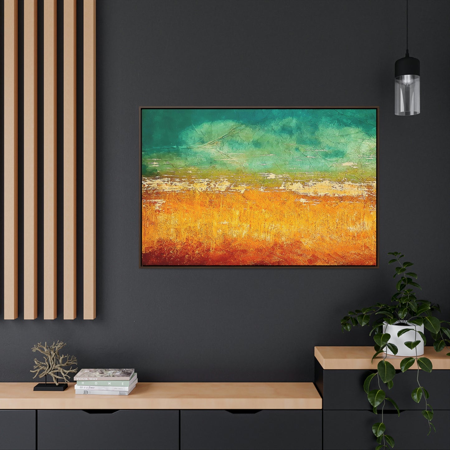 Cornfield Gallery Canvas Wraps, Horizontal Frame