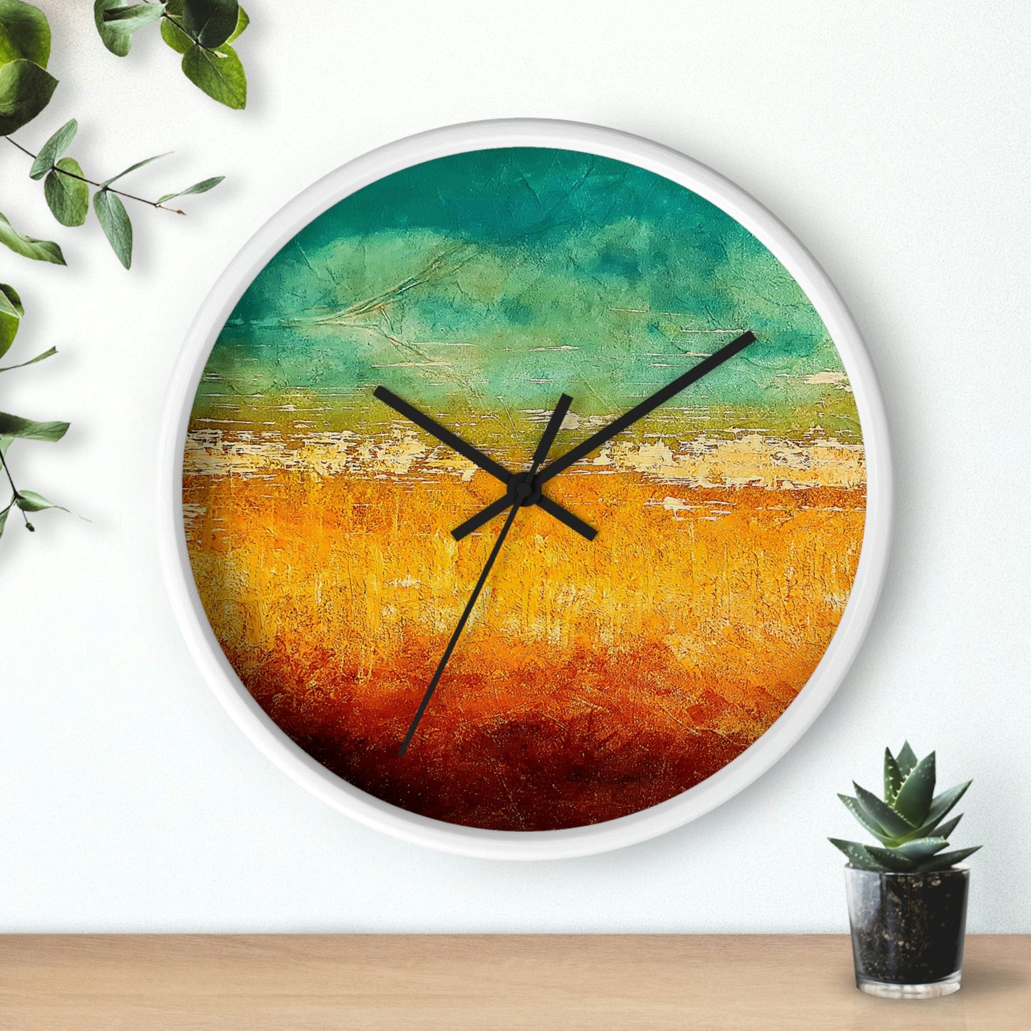 Cornfield Design Wall Clock