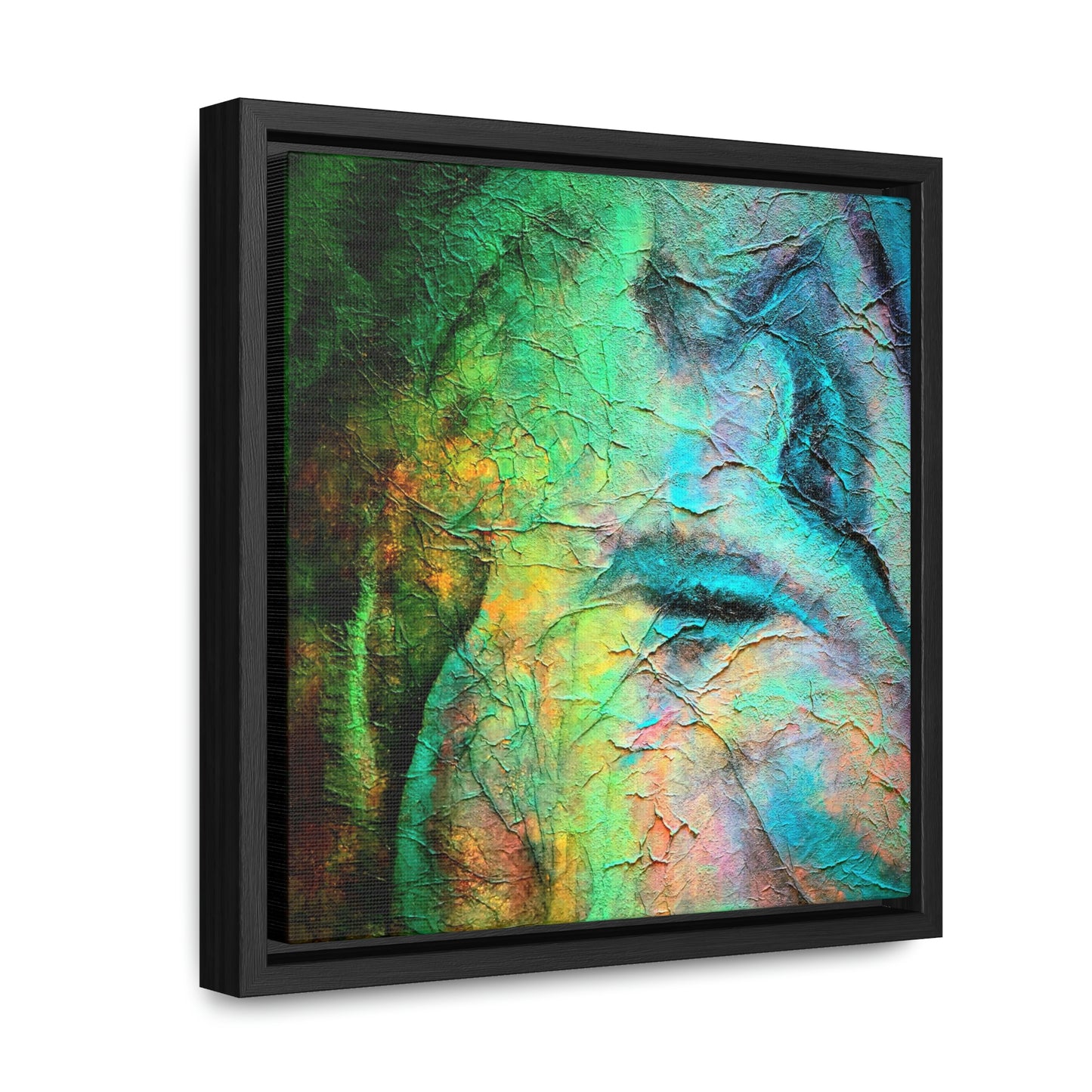 Northern Lights Gallery Canvas Wraps, Square Frame