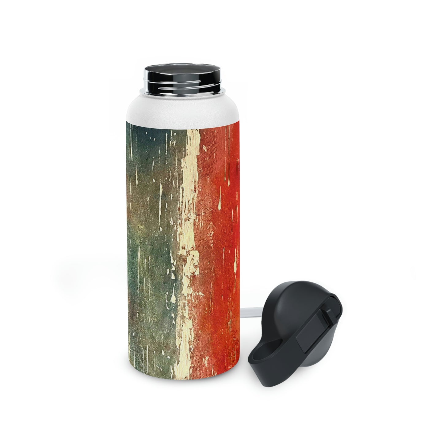 Beach Stainless Steel Water Bottle, Standard Lid