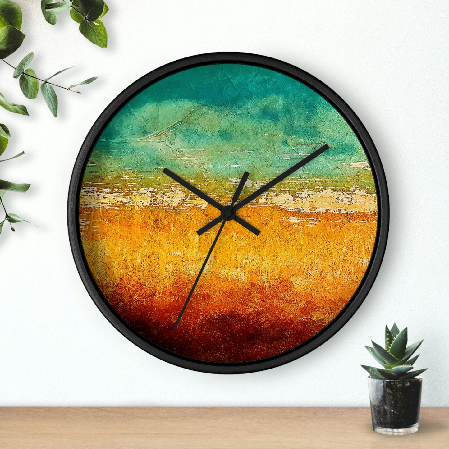 Cornfield Design Wall Clock