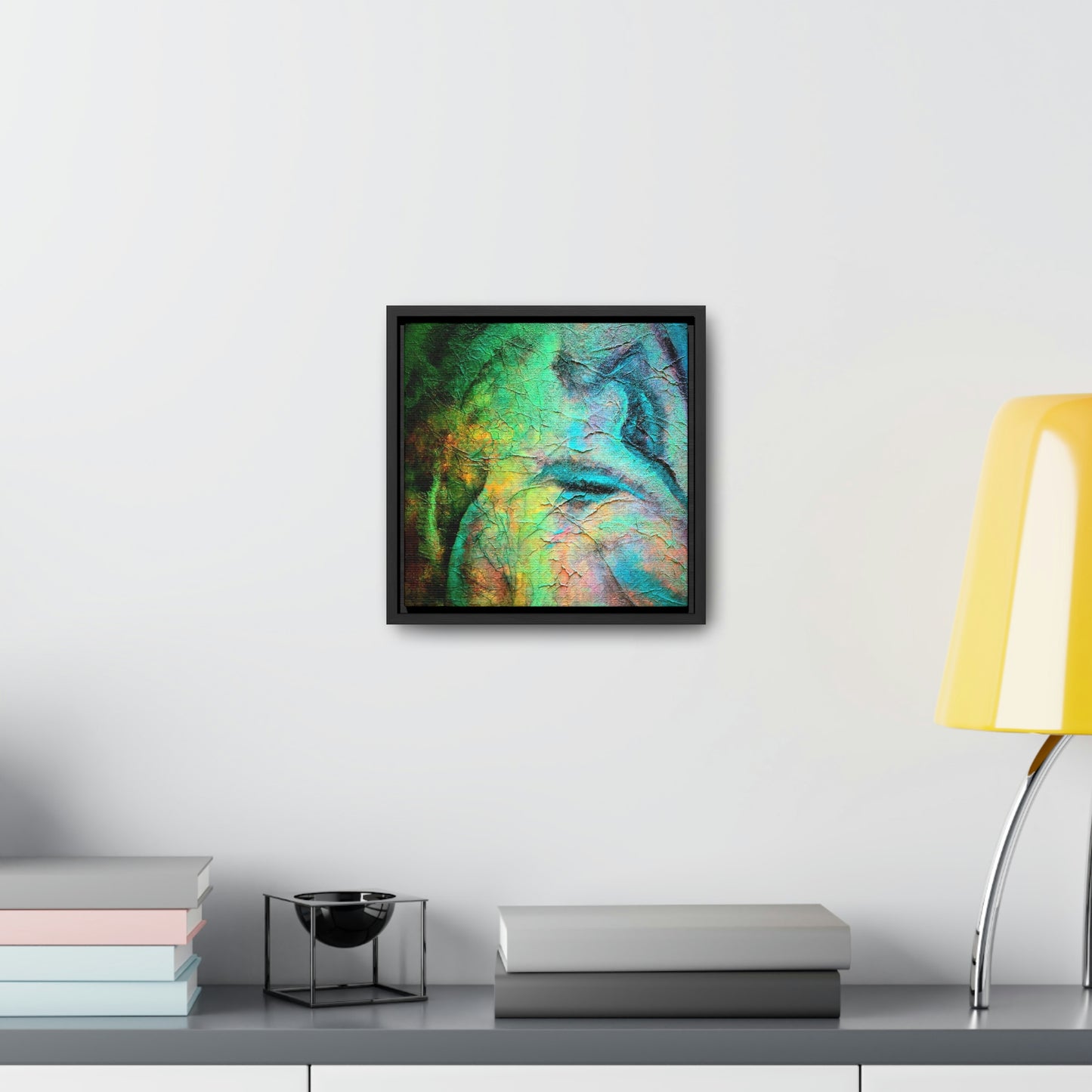 Northern Lights Gallery Canvas Wraps, Square Frame