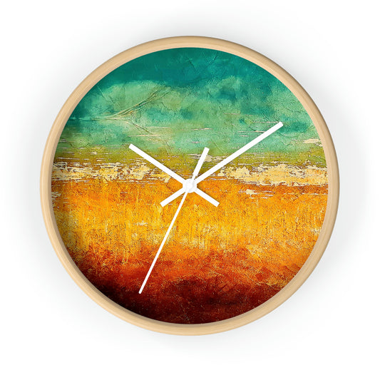 Cornfield Design Wall Clock