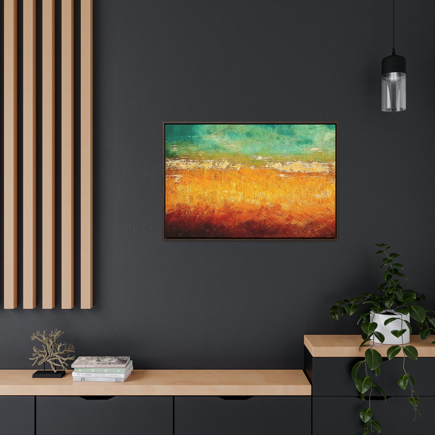 Cornfield Gallery Canvas Wraps, Horizontal Frame