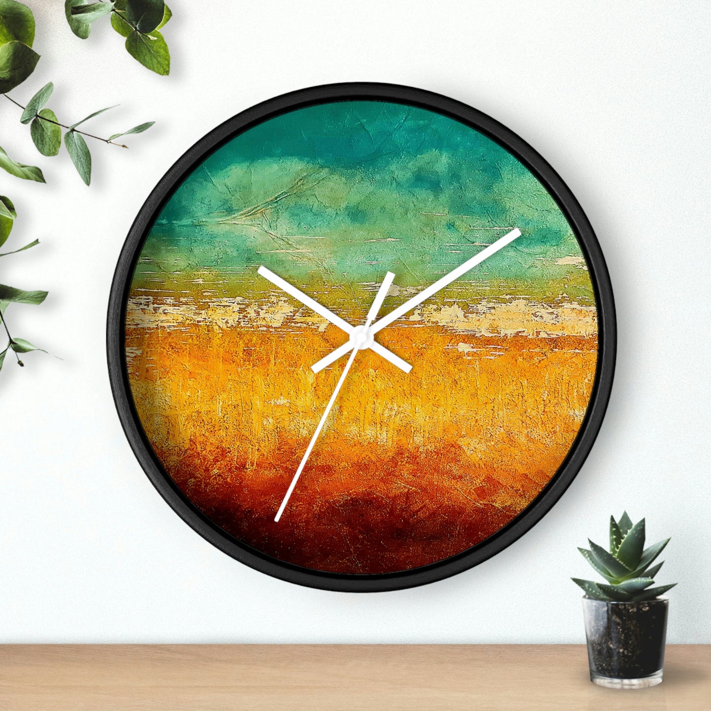 Cornfield Design Wall Clock