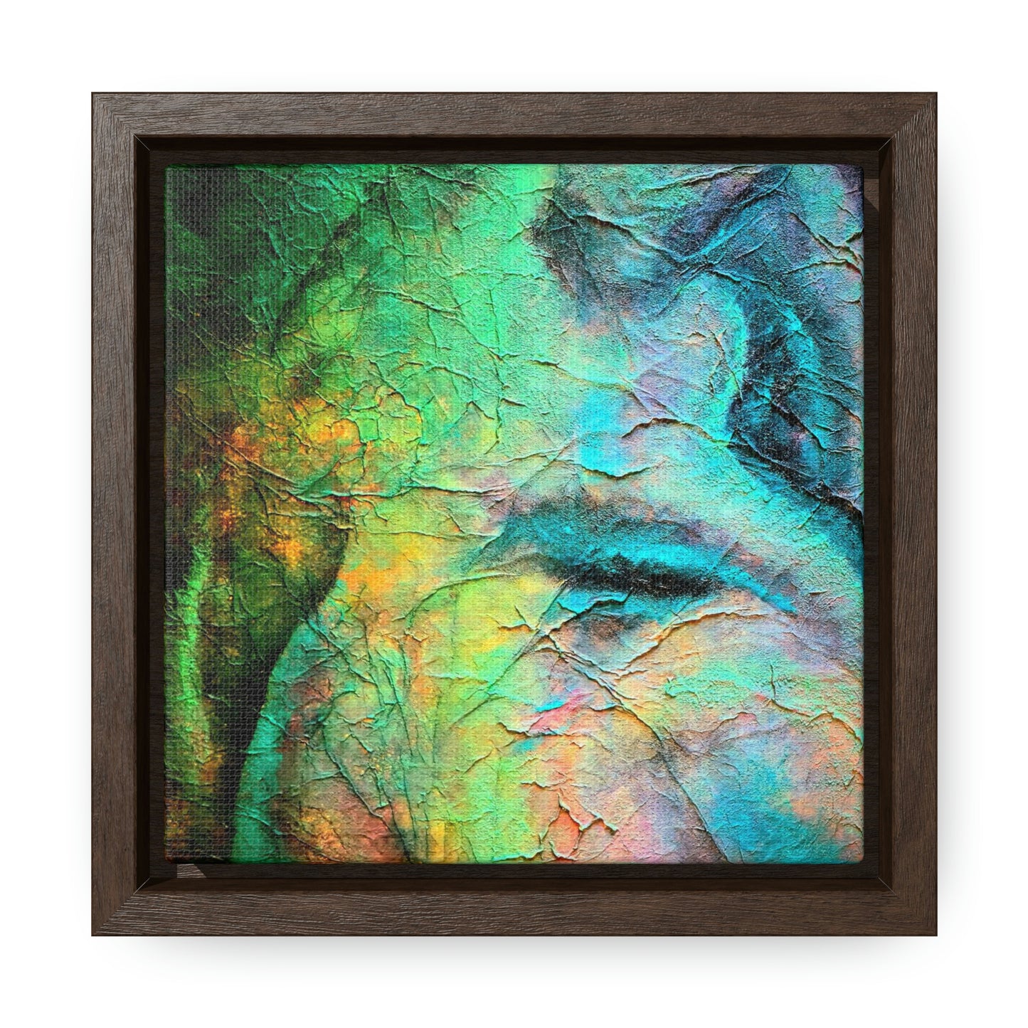 Northern Lights Gallery Canvas Wraps, Square Frame