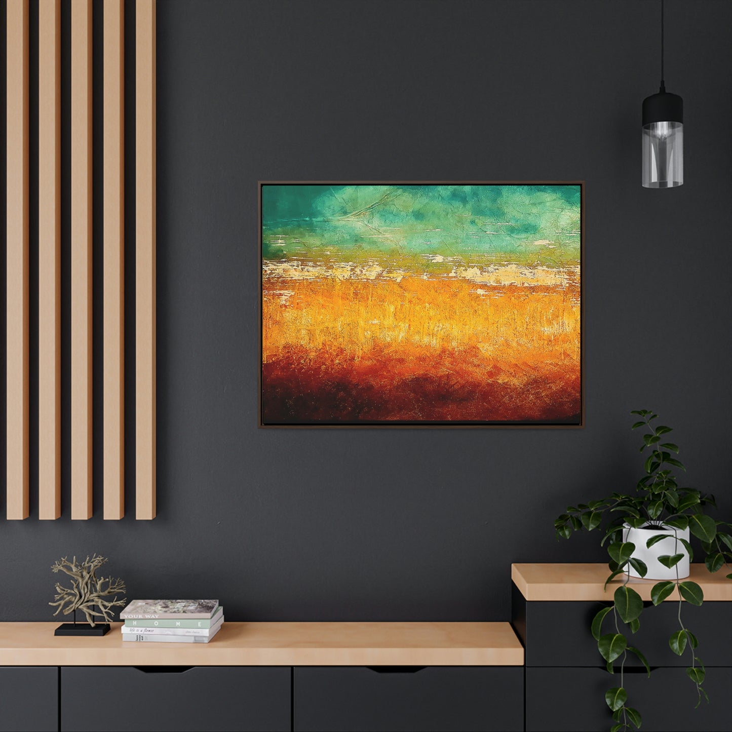 Cornfield Gallery Canvas Wraps, Horizontal Frame